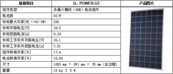 Q.POWER-G5基本规格