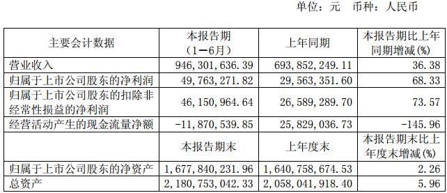乐凯胶片2017年半年报